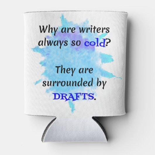 Schrijver Joke English Teacher Funny Gift Blikjeskoeler (Voorkant)