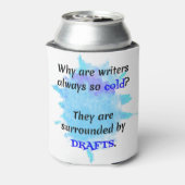 Schrijver Joke English Teacher Funny Gift Blikjeskoeler (Blikje Achterkant)