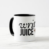 Schrijver Juice Mok (Voorkant links)