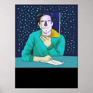 Schrijver - Karl Ove Knausgaard Poster