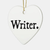 Schrijver Keramisch Ornament (Links)