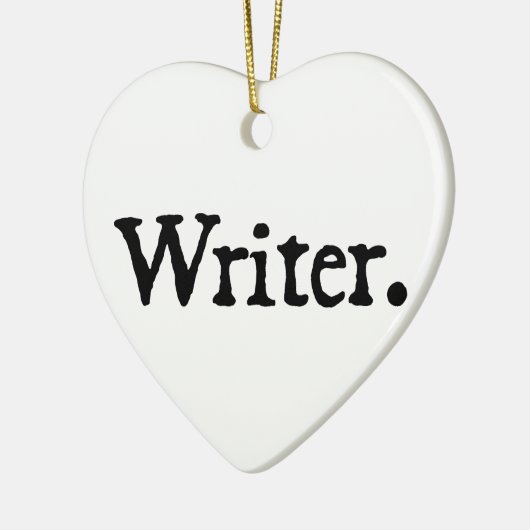 Schrijver Keramisch Ornament (Links)