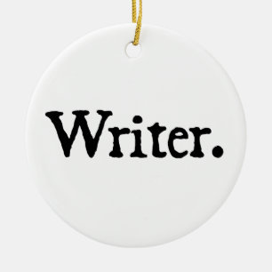 Schrijver Keramisch Ornament