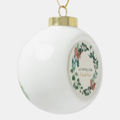 Schrijver Keramische Bal Ornament (Links)