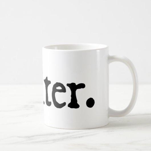 Schrijver. Koffiemok (Rechts)