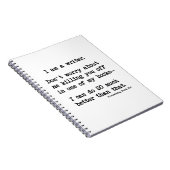 Schrijver-laptop/journaal Notitieboek (Rechterzijde)