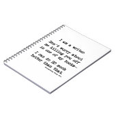 Schrijver-laptop/journaal Notitieboek (Linkerzijde)