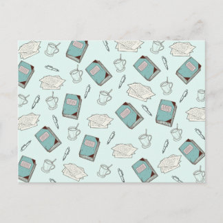 Schrijver Levert Briefkaart