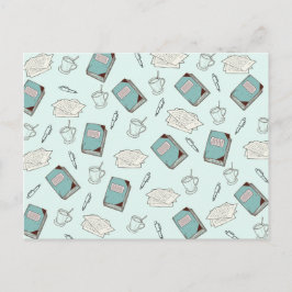 Schrijver Levert Briefkaart