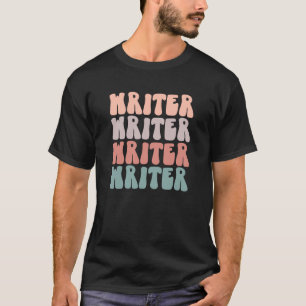 Schrijver Life Groovy Schrijver Schrijver Auvelist T-shirt