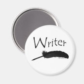 Schrijver met quillepen magneet (Voorkant / Achterkant)