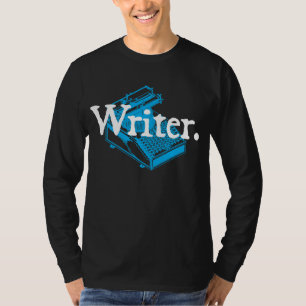 Schrijver. Met typefabriek T-shirt