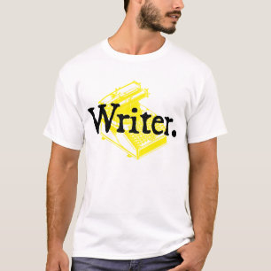 Schrijver. Met typefabriek T-shirt