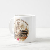 Schrijver Mok – Elke wordsmith heeft brandstof nod (Voorkant links)