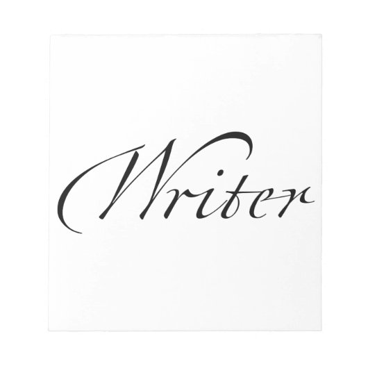 Schrijver Notitieblok (Voorkant)