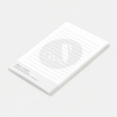 Schrijver of Notaris | Minimale Stijl Post-it® Notes (Schuin)