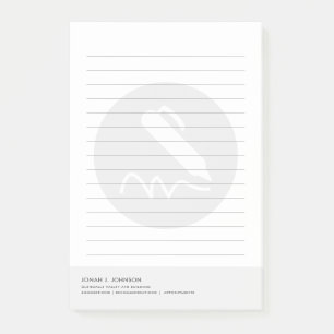 Schrijver of Notaris Minimale Stijl Post-it® Notes