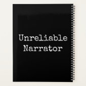 Schrijver - Onbetrouwbare Verteller I Planner (Achterkant)
