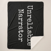 Schrijver - Onbetrouwbare verteller I Sherpa Deken (Voorkant)