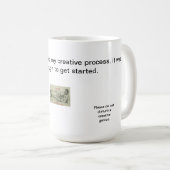 Schrijver op het werk Mok (Voorkant rechts)