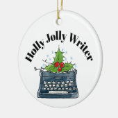 Schrijver Ornament Christmas Typewriter #1 (Links)