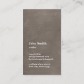 Schrijver  Oude Scripts & Typewriter Visitekaartje (Achterkant)