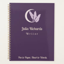 Schrijver Paarse Macaroon