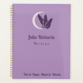 Schrijver Paarse Macaroon Planner (Voorkant)
