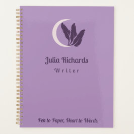 Schrijver Paarse Macaroon Planner