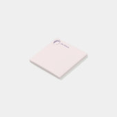 Schrijver Paarse Macaroon Post-it® Notes (Schuin)