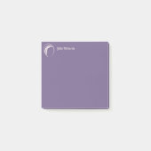 Schrijver Paarse Macaroon Post-it® Notes (Voorkant)