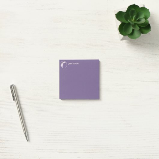 Schrijver Paarse Macaroon Post-it® Notes (Kantoor)