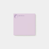 Schrijver Paarse Macaroon Post-it® Notes (Voorkant)