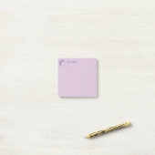 Schrijver Paarse Macaroon Post-it® Notes (Op bureau)
