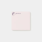 Schrijver Paarse Macaroon Post-it® Notes (Voorkant)