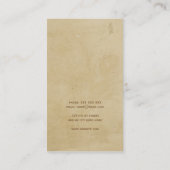 Schrijver  Pen Handje Eenvoudige Professional Visitekaartje (Achterkant)