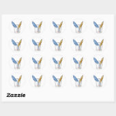 Schrijver Pen Pencil Cup Ronde Sticker (Vel)