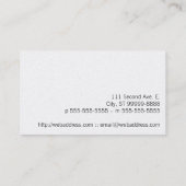 Schrijver Pen Pencil Cup Visitekaartje (Achterkant)