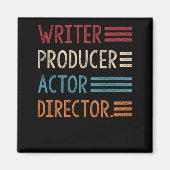 Schrijver Producer Actor Director Filmmaker Gifts Magneet (Voorkant)
