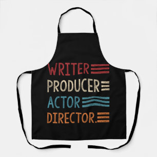 Schrijver Producer Actor Director Filmmaker Gifts Schort