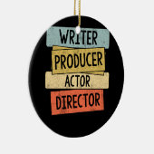 Schrijver Producer Actor Director Filmmaker Keramisch Ornament (Rechts)