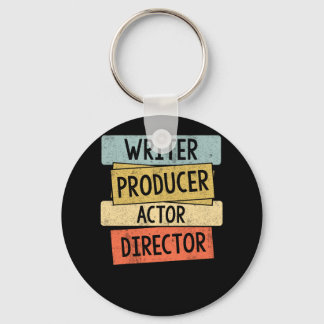 Schrijver Producer Actor Director Filmmaker Sleutelhanger