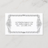 Schrijver Quill Author Visitekaartje (Achterkant)