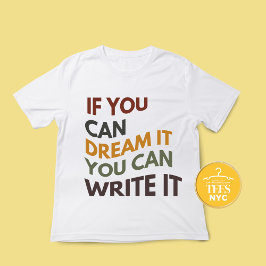 Schrijver Quote Auteur Inspireer T-shirts