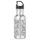 Schrijver Quote Waterfles (Achterkant)