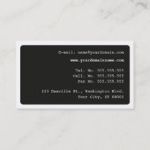 Schrijver/redacteur/auteur - Sjabloon voor visitek Visitekaartje (Achterkant)