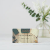 Schrijver Redacteur Typwriter Journal-Visitekaartj Visitekaartje (Staand voorkant)