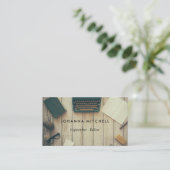 Schrijver Redacteur Typwriter Journal-Visitekaartj Visitekaartje (Staand voorkant)