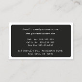 Schrijver/redacteur/Visitekaartje Auteurs Visitekaartje (Achterkant)