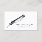 Schrijver/redacteur/Visitekaartje Auteurs Visitekaartje (Voorkant)